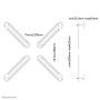 Neomounts by Newstar Monitor kit adattatore (FPMA-VESANON)