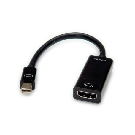 VALUE 12.99.3143 cavo e adattatore video Mini DisplayPort HDMI tipo A (Standard) Nero