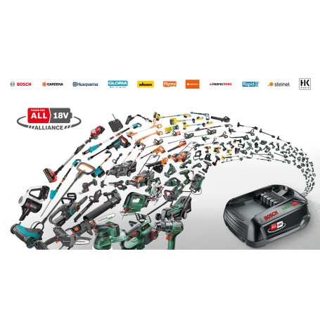 Bosch UniversalGrassCut 18V-23-450 2,3 cm Batteria Verde (06008C1G01)