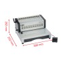 GBC 4410038 macchina piegafoglii Rilegatrice a pettine 500 fogli Argento