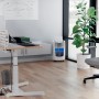Leitz IQ OptiMax Small Office 350 distruggi documenti Taglio a frammenti 58 dB 22,3 cm Grigio, Bianco (83590000)