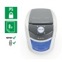 Leitz IQ OptiMax Small Office 350 distruggi documenti Taglio a frammenti 58 dB 22,3 cm Grigio, Bianco (83590000)