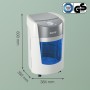Leitz IQ OptiMax Small Office 350 distruggi documenti Taglio a frammenti 58 dB 22,3 cm Grigio, Bianco (83590000)