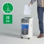 Leitz IQ OptiMax Home Office 225 distruggi documenti Taglio a frammenti 58 dB Grigio, Bianco (83580000)