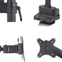 StarTech.com ARMPIVOT2 Supporti a parete per TV 101,6 cm (40") Nero
