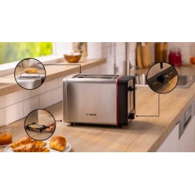 Bosch TAT6M420 tostapane 2 fetta/e 970 W Acciaio inox