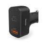 Hama 00200018 Caricabatterie per dispositivi mobili Computer portatile, Power bank, Smartphone, Tablet Nero Accendisigari Auto