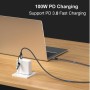 2 IN 1 USB 3.2 GEN 2X2 C TO C 2M (128432)