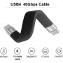 USB 4 GEN 3 C TO C FLAT CABLE (128410)