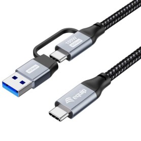 2 IN 1 USB 3.2 GEN 2X2 C TO C 3M (128433)