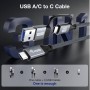 2 IN 1 USB 3.2 GEN 2X2 C TO C 3M (128433)
