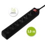 Hama 137266 prolunghe e multiple 6 presa(e) AC Interno Nero (00137266)