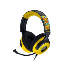Razer Kraken V4 X Pokemon Auricolare Cablato A Padiglione Gaming USB Type-C / USB Type-A Nero, Giallo (RZ04-05180300-R3M1)