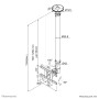 Neomounts by Newstar Supporto da soffitto per schermi LCD/LED/TFT (FPMA-C100WHITE)