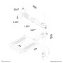 Neomounts by Newstar Supporto da scrivania per monitor e notebook (FPMA-D960NOTEBOOK)