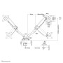 Neomounts by Newstar Select Supporto da scrivania per monitor (NM-D500DBLACK)