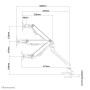 Neomounts by Newstar Supporto da scrivania per monitor (FPMA-D750BLACK)