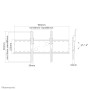 Neomounts by Newstar Supporto a parete per TV (PLASMA-W100BLACK)