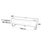 Erard 037410 supporto TV e sistema audio (ER037410)