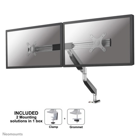 Neomounts by Newstar Select Supporto da scrivania per monitor (NM-D750DXSILVER)