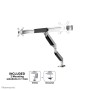 Neomounts by Newstar Select Supporto da scrivania per monitor (NM-D750DXSILVER)