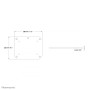 Neomounts by Newstar Piatto piano piano (PLASMA-M2SFPLATE)