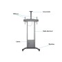 Multibrackets 6775 Supporto per display espositivi 2,54 m (100") Nero (6775) (MB6775)