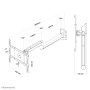 Neomounts by Newstar Supporto a parete per monitor medicali (FPMA-HAW050)