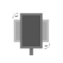 ITB MB0549 supporto da tavolo per Tv a schermo piatto 76,2 cm (30") Nero Pavimento (MB0549)