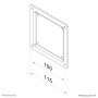 Neomounts by Newstar Piastra di conversione VESA (FPMA-VESA100)