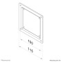 Neomounts by Newstar Piastra di conversione VESA (FPMA-VESA100)