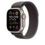 Apple MT613ZM/A accessorio indossabile intelligente Band Nero, Blu Nylon, Poliestere riciclato, Titanio, Spandex