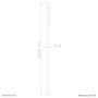 Neomounts by Newstar Tubo telescopico per schermi LCD/LED/Plasma (FPMA-CP200)