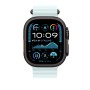 Apple Estensione per cinturino Ocean blu ghiaccio (49 mm) - Titanio nero (MYP93ZM/A)