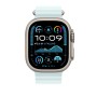 Apple Estensione per cinturino Ocean blu ghiaccio (49 mm) - Titanio naturale (MXTG3ZM/A)