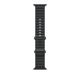 Apple Cinturino Ocean nero (49 mm) - Titanio naturale (MXTL3ZM/A)
