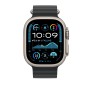 Apple Cinturino Ocean nero (49 mm) - Titanio naturale (MXTL3ZM/A)