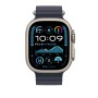 Apple Estensione per cinturino Ocean blu navy (49 mm) - Titanio naturale (MXTJ3ZM/A)