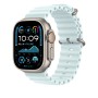 Apple Cinturino Ocean blu ghiaccio (49 mm) - Titanio naturale (MXTF3ZM/A)