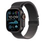 Apple Loop in maglia milanese in titanio nero (49 mm) - Large (MXKH3ZM/A)