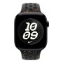 Apple MGC34ZM/A accessorio indossabile intelligente Band Nero Alluminio, Fluoroelastomero