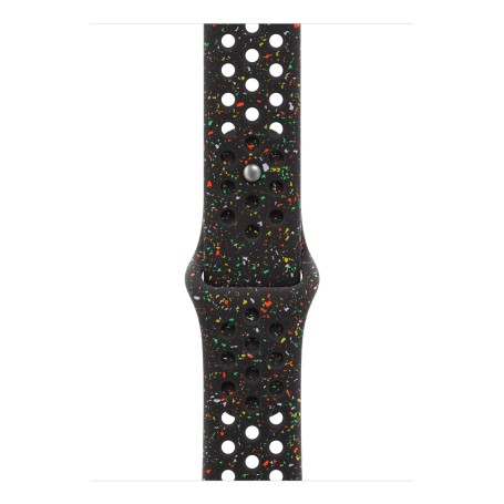 Apple MGC24ZM/A accessorio indossabile intelligente Band Nero Alluminio, Fluoroelastomero