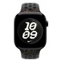 Apple MGC24ZM/A accessorio indossabile intelligente Band Nero Alluminio, Fluoroelastomero