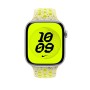 Apple MGC14ZM/A accessorio indossabile intelligente Band Giallo Alluminio, Fluoroelastomero