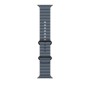 Apple Titanium Finish Band Blu Fluoroelastomero, Titanio (MGCJ4ZM/A)