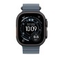 Apple Titanium Finish Band Blu Fluoroelastomero, Titanio (MGCJ4ZM/A)
