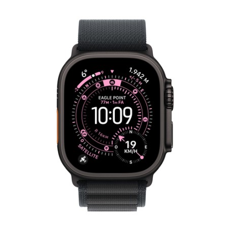 Apple Alpine Loop nero (49 mm) - Small - Titanio nero (MG9G4ZM/A)