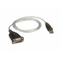 ATEN UC232A1-AT cavo seriale Nero, Metallico 1 m RS-232 (UC232A1-AT)