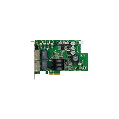 Advantech 4PORT PCI EXPRESS GBE CARD Interno Ethernet 1000 Mbit/s (PCIE-1674E-AE)