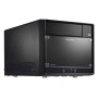 Shuttle XPC cube SH610R4 barebone per PC/stazione di lavoro Cubo Nero Intel H610 LGA 1700